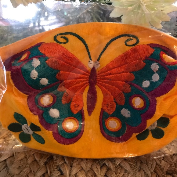 Mexican embroidered face mask - Picture 2 of 4